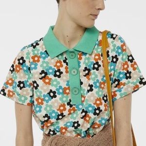 Compania Fantastica Multicolor Daisy Polo